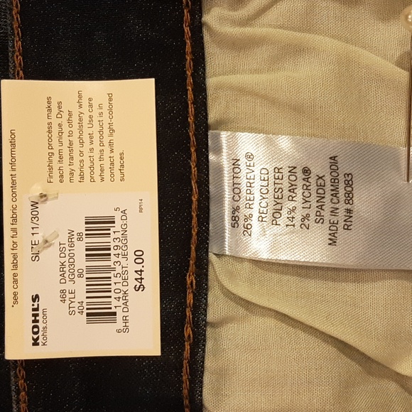 SO super hi rise jegging 11/30W NWT - Picture 6 of 8